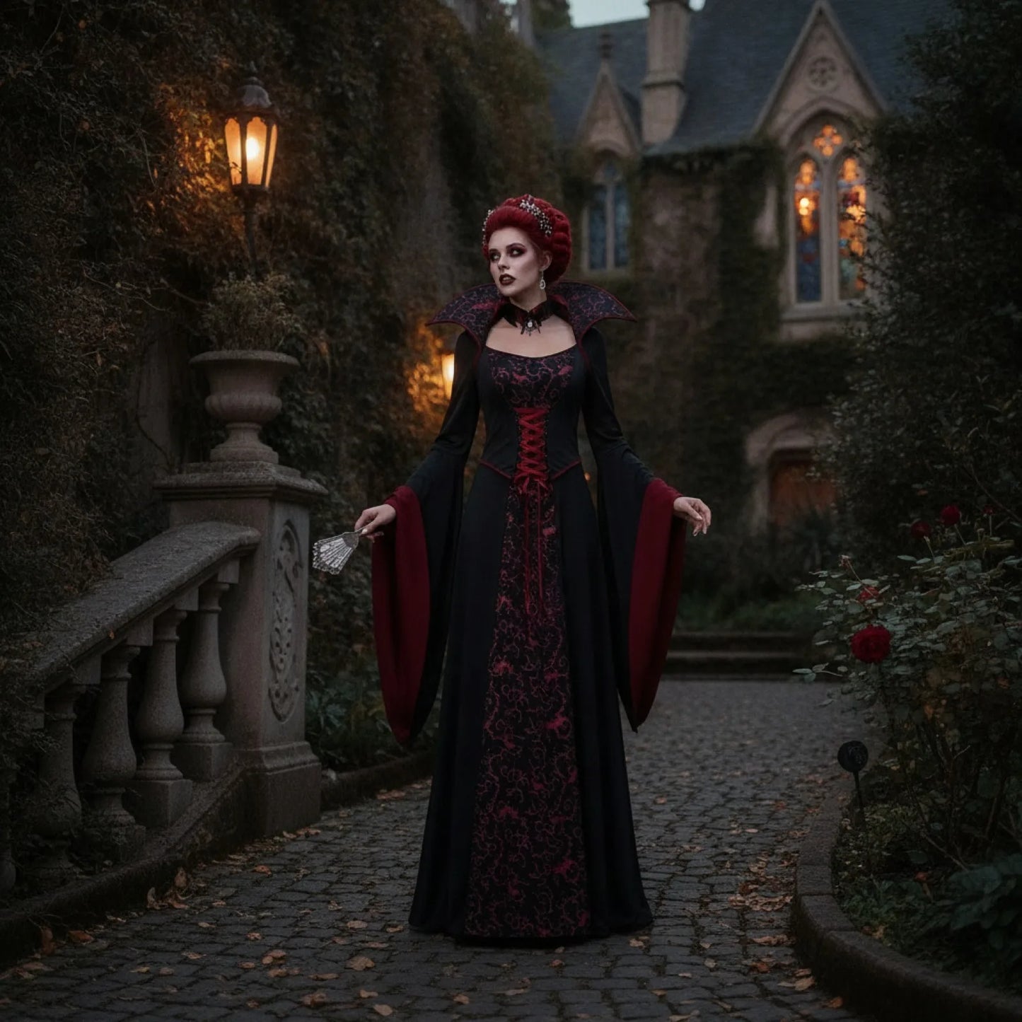 Robe Vampire Élégante Femme