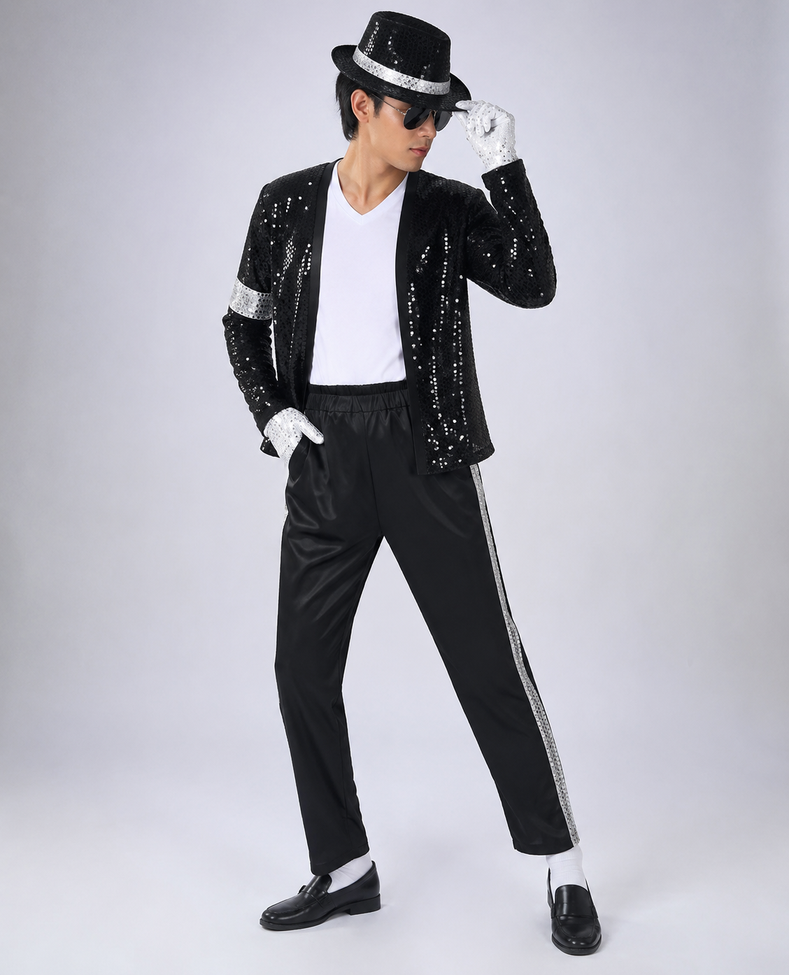 Costume Disco avec Perruque