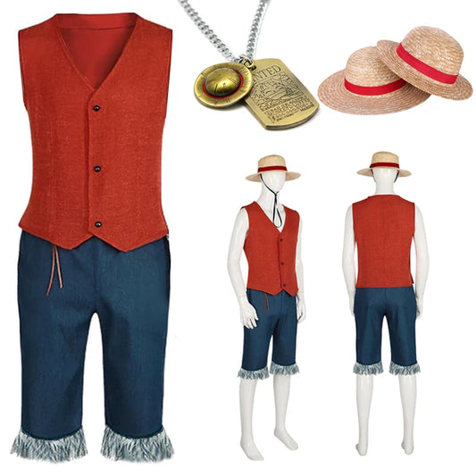 Cosplay Luffy Adulte - Tenue Authentique One Piece