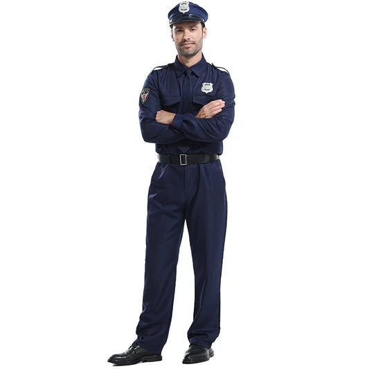 Déguisement Policier Homme Bleu Foncé