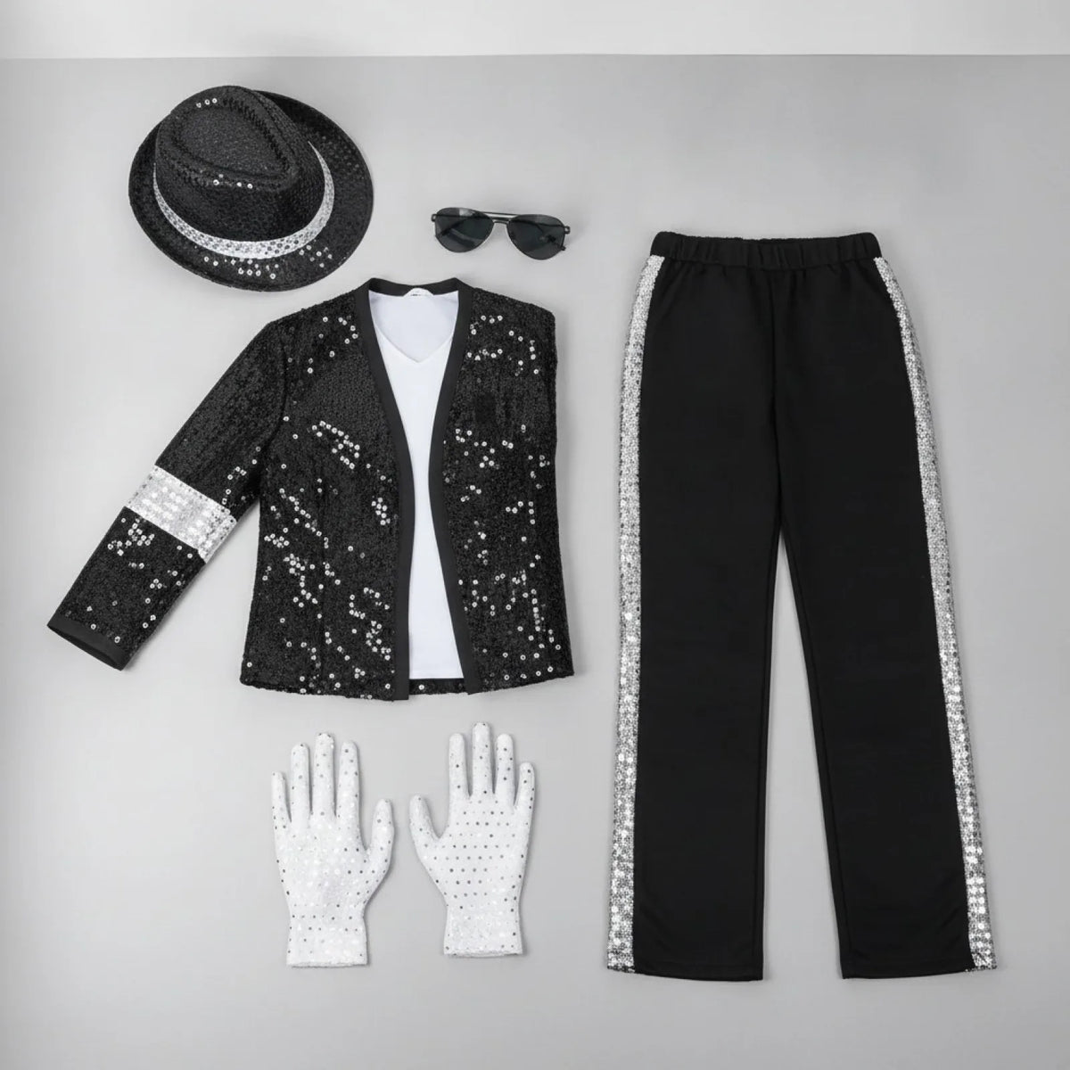 Costume disco avec Perruque