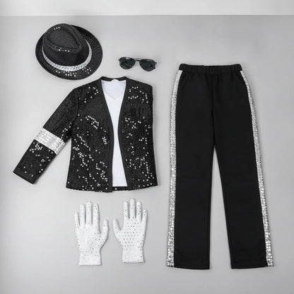 Costume disco avec Perruque