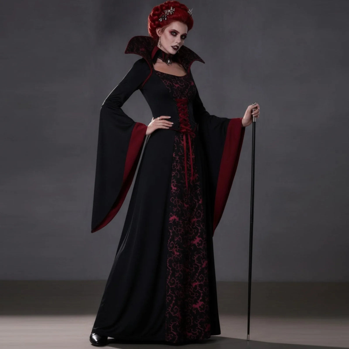 Robe Vampire Élégante Femme