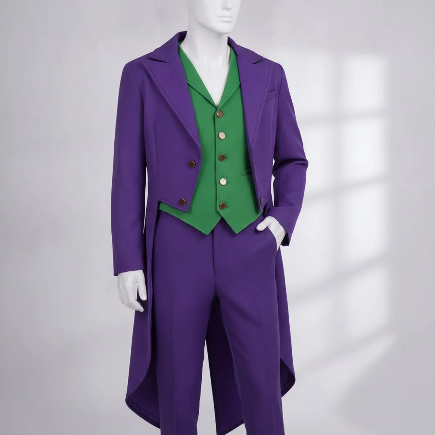 Costume Joker Veste Smoking Glacée