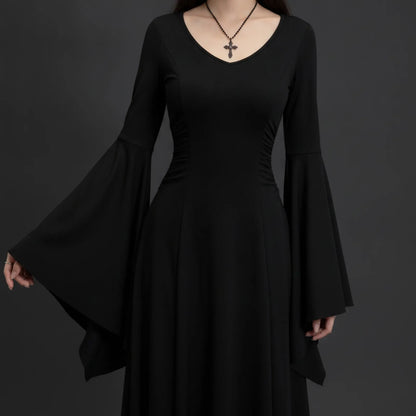 Robe Sorcière Reine Maléfique Gothique Longue