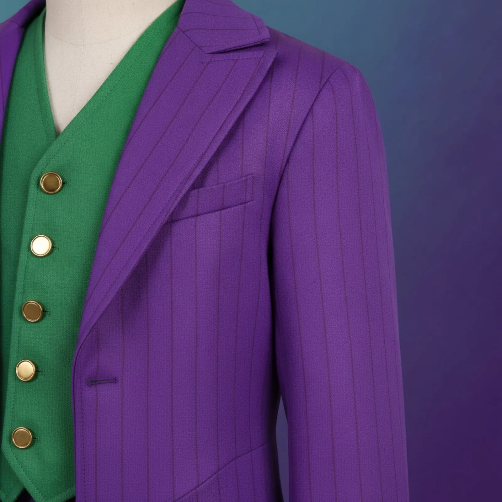 Costume Joker Veste Smoking Glacée