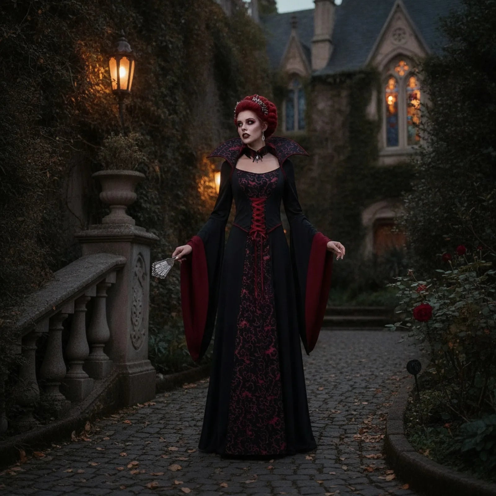 Robe Vampire Élégante Femme