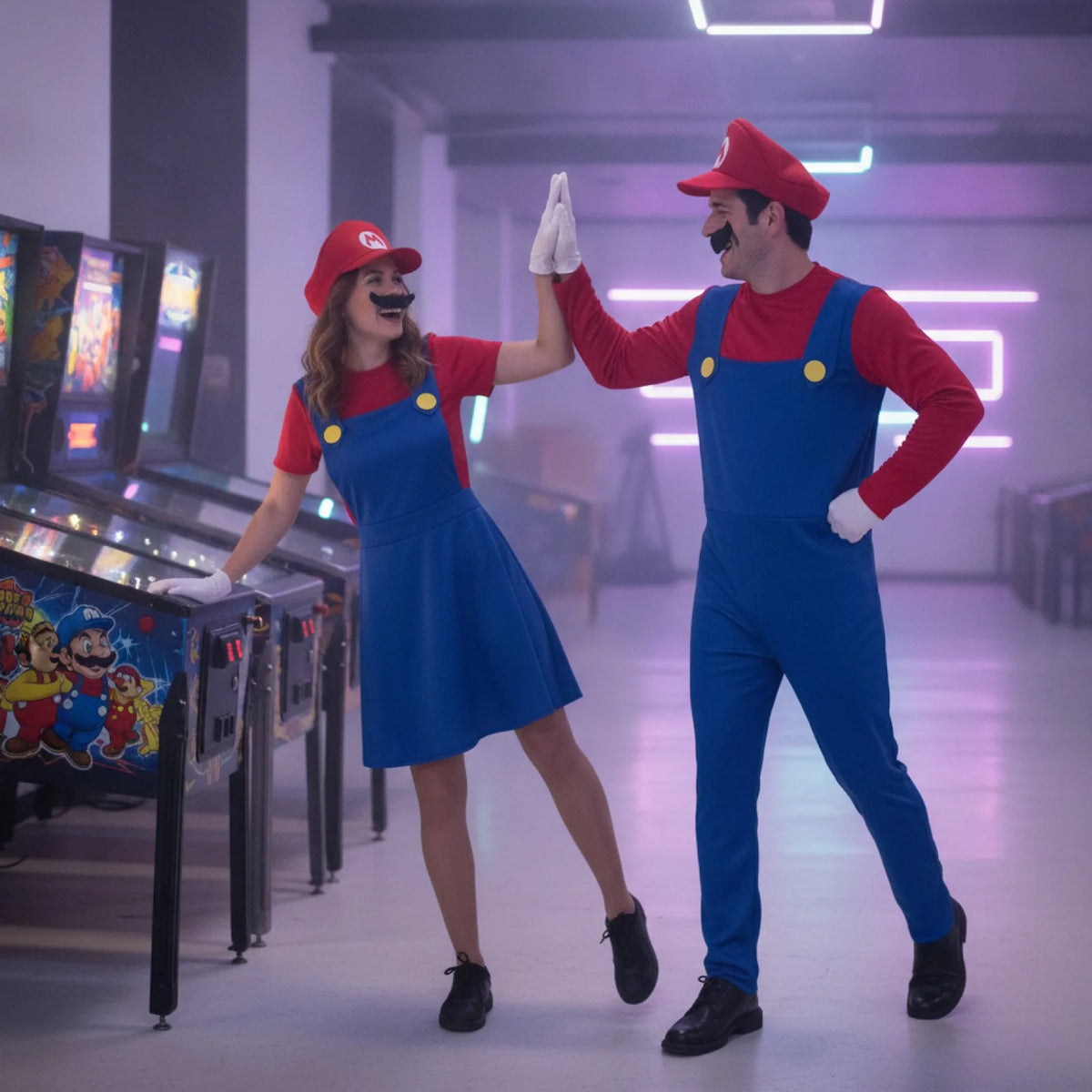 Costume Super Mario : Déguisement Cosplay avec Chapeau et Moustache