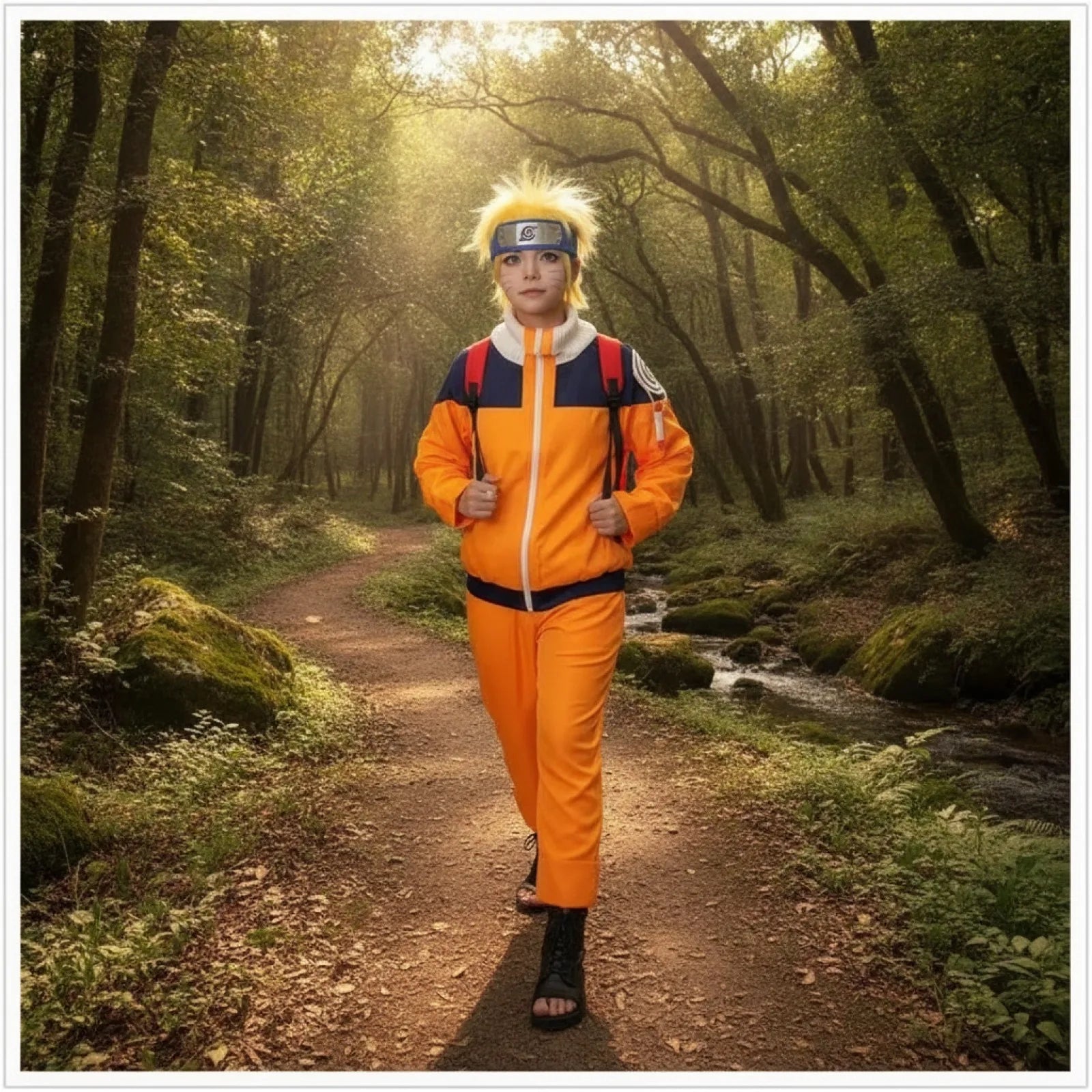 Costume Cosplay Naruto Uzumaki - Tenue Ninja Orange