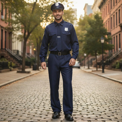Déguisement Policier Homme Bleu Foncé
