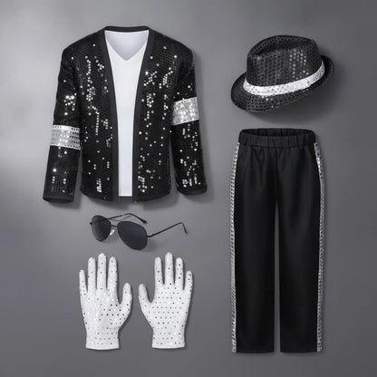 Costume disco avec Perruque