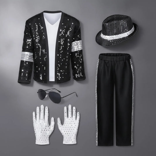Costume disco avec Perruque