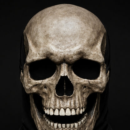 Masque Crâne Squelette Réaliste – Déguisement Halloween Terrifiant