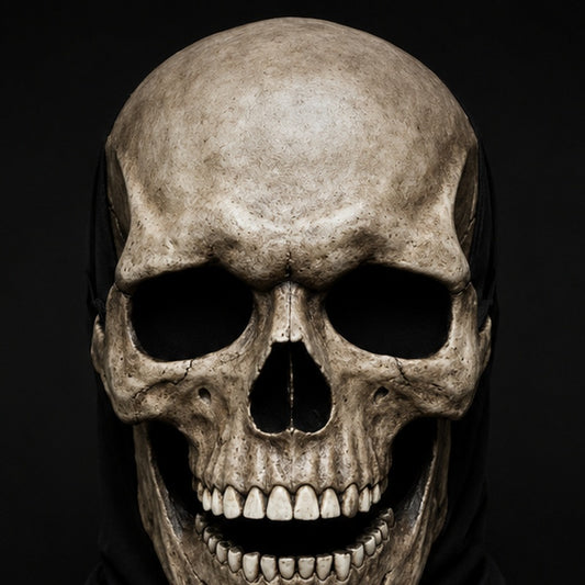 Masque Crâne Squelette Réaliste – Déguisement Halloween Terrifiant