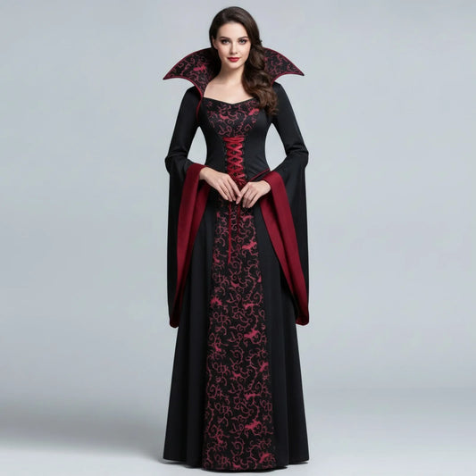 Robe Vampire Élégante Femme